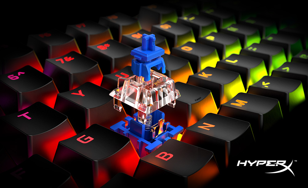 HyperX คีย์บอร์ดเกมมิ่ง Alloy Origins ที่มาพร้อม Blue Mechanical Switches